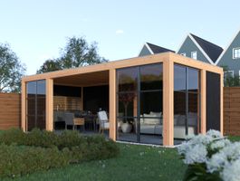 Foto von Kirk and Michaels Douglasien Überdachung Versus nero