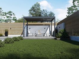 Foto van Porchenzo E-Paros aluminium overkapping - antraciet