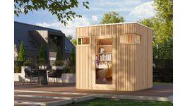 Foto van SmartShed geisoleerde tuinkantoor Kampas