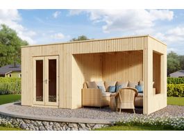 Foto von SmartShed Gartenhaus mit Terrasse Ventana