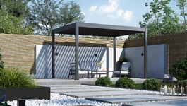 Foto van Porchenzo E-Paros aluminium overkapping - antraciet