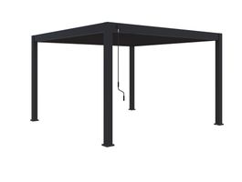 Foto van Porchenzo Gaios aluminium overkapping - antraciet