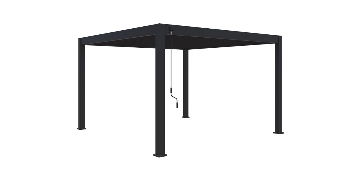 Porchenzo Gaios aluminium overkapping - antraciet