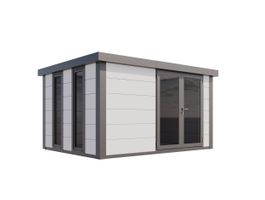 Foto van Telluria Luminato 3930 metalen tuinkantoor