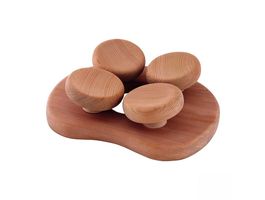 Foto van Halu erogonomische hoofdsteun - Cedar