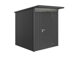 Biohort AvantGrande A1 metalen tuinhuis enkele deur Foto van Biohort AvantGrande A1 metalen tuinhuis enkele deur