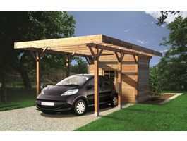 Foto van Solid S7753 Houten Carport