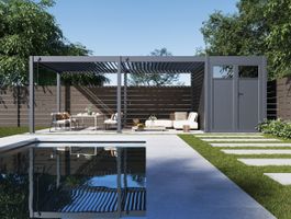 Foto von Porchenzo Paros Max mit Schuppen - Anthrazit