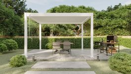 Foto van Porchenzo Paros Max aluminium overkapping - wit