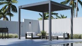 Porchenzo Paros Classic aluminium aluminium pergola - Anthrazit Foto von