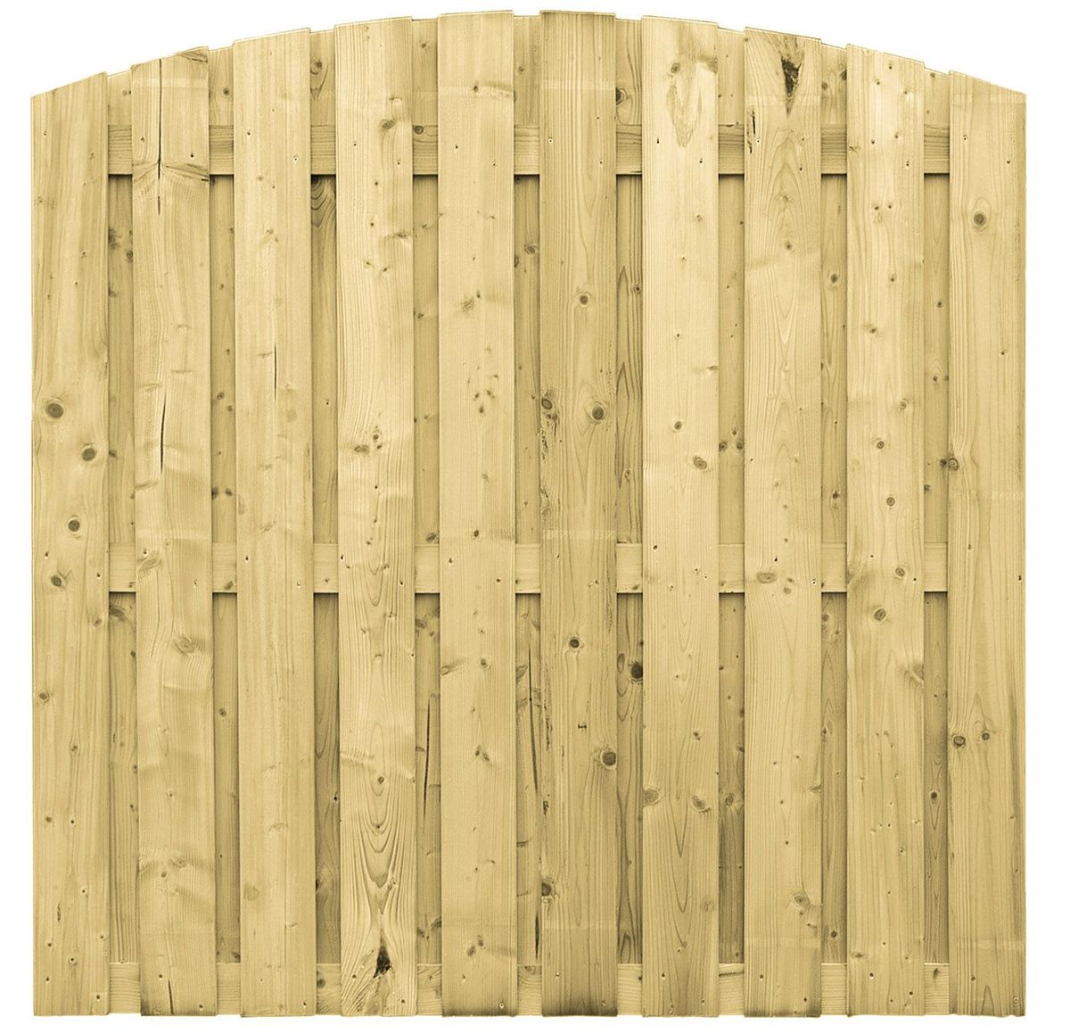 Azalp tuinscherm vurenhout getoogd