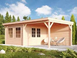 WoodAcademy Gartenhaus mit Terrasse Cullinan Foto von WoodAcademy Gartenhaus mit Terrasse Cullinan