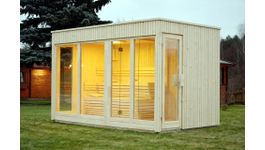 Azalp Royal Class Buitensauna Kaunis Foto van