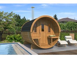 Foto van Interflex barrelsauna 2.8 - thermowood