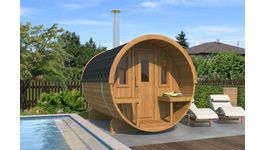 Interflex barrelsauna 2.8 - thermowood Foto von Interflex barrelsauna 2.8 - thermowood