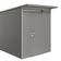 Biohort AvantGarde A2 metalen tuinhuis kwartsgrijs metallic enkele deur