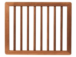 Foto van Azalp tuindeur Bangkirai recht kader