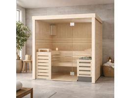 Foto von Azalp Massive Sauna Rio Glass