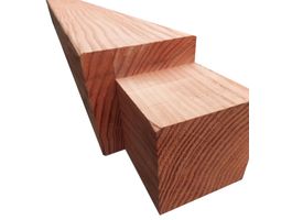 Foto van Azalp Douglas Hoekpaal met inkeping Fijn Bezaagd 150 x 150 mm - 250 cm