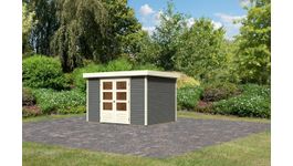 Karibu 9142 Askola 5 tuinhuis - terragrijs Foto van Karibu 9142 Askola 5 tuinhuis - terragrijs