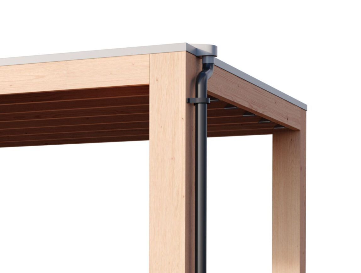 Azalp einfaches Wasserabflussset PVC - Antrazit