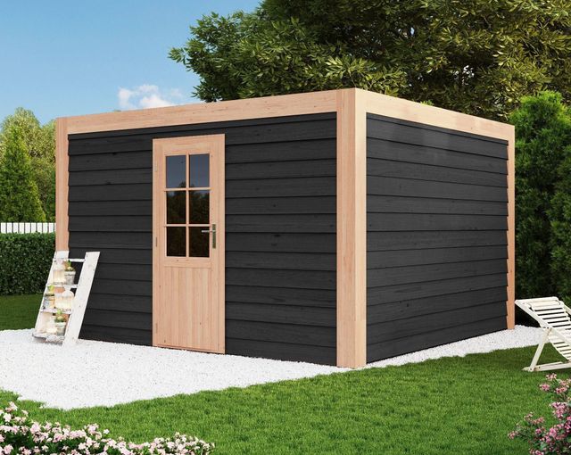 Foto van WoodAcademy Graniet excellent Nero tuinhuis 780x400 cm