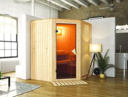 Karibu 71042 Taurin binnensauna Foto van Karibu 71042 Taurin binnensauna
