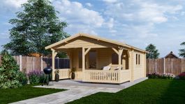 Interflex Blockhütte 4x4+2 Foto von