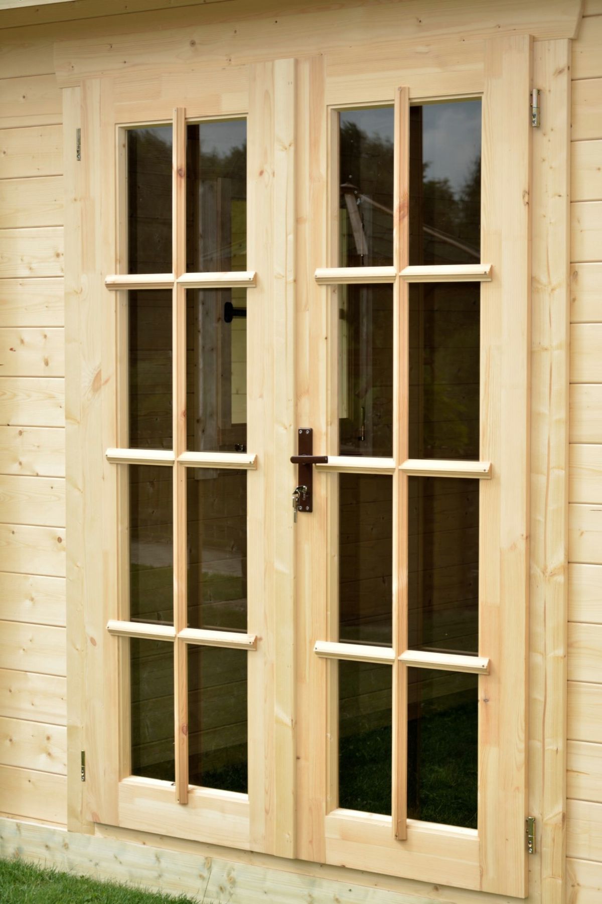 Azalp dubbele deur glas - 140x199 cm