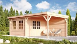 Foto van WoodAcademy tuinhuis met overkapping Cullinan