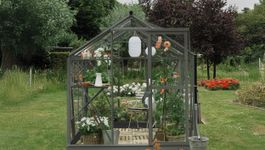 Royal Well Mary I Tuinkas Full Options groengrijs Foto van Royal Well Mary I Tuinkas Full Options groengrijs