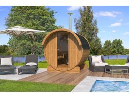 Foto van Interflex barrelsauna 2.2 - thermowood