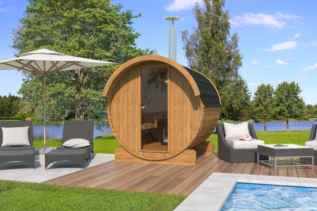 Interflex barrelsauna 2.2 - thermowood