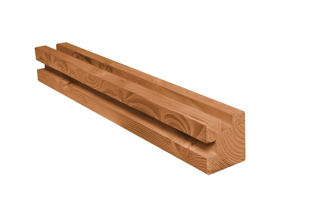 Azalp Douglas Paal vierkant Geschaafd 95 x 95 mm