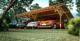 Foto von Azalp Royal Class Holzern Carport Varik