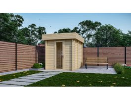 Interflex buitensauna 2128 M Foto van Interflex buitensauna 2128 M