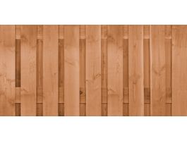 Azalp tuinscherm Douglas fijnbezaagd recht 19 planken Foto van Azalp tuinscherm Douglas fijnbezaagd recht 19 planken