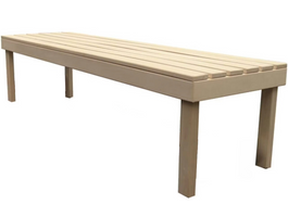 Azalp Saunabank vrijstaand - Lumen 40 cm breed Foto van Azalp Saunabank vrijstaand - Lumen 40 cm breed