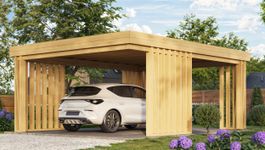 Azalp Houten Carport Pinchos Foto van