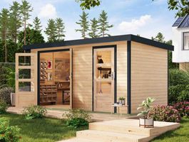 Foto van Karibu 12491 Merkur tuinhuis - vuren|antraciet