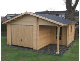 Azalp Houten Garage Oklahoma Foto van Azalp Houten Garage Oklahoma