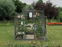 Royal Well Mary II Tuinkas Full Options groengrijs Foto van Royal Well Mary II Tuinkas Full Options groengrijs