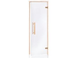 Hot Orange Saunadeur Natural - helder blank glas Foto van Hot Orange Saunadeur Natural - helder blank glas