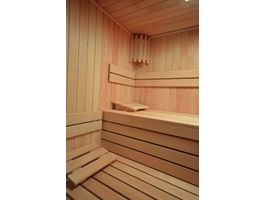 Azalp Sauna rugleuning Lumen - Elzen Foto van Azalp Sauna rugleuning Lumen - Elzen