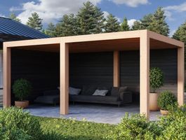 Foto von WoodAcademy Douglasien Überdachung Moonstone Excellent Nero