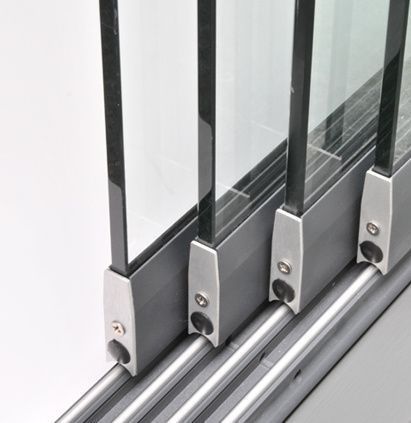 Sunrooms Zijgeleiding set 4 spoor RAL 7016