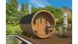 Interflex barrelsauna 4.0 - thermowood Foto von Interflex barrelsauna 4.0 - thermowood