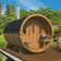 Interflex barrelsauna 4.0 - thermowood