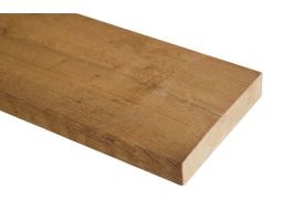 Foto van Azalp Vurenhouten Thermowood Plank 32 x 150 mm