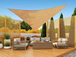 Nesling Coolfit Schaduwdoek Driehoek Foto van Nesling Coolfit Schaduwdoek Driehoek